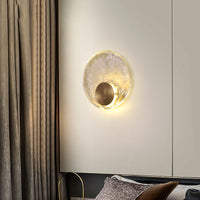 Luxury Minimalist Crystal Copper Wall Light