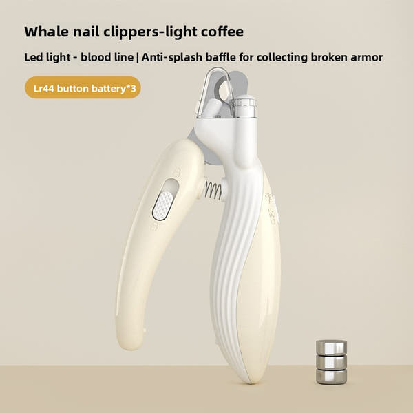 LED Pet Nail Clipper and Grinder with Light