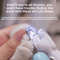 LED Pet Nail Clipper and Grinder with Light